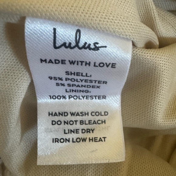 Lulus Sparkly Session Beige Sequin High Rise Wide-LegTrouser Pants, Size M, NWT - Picture 13 of 16